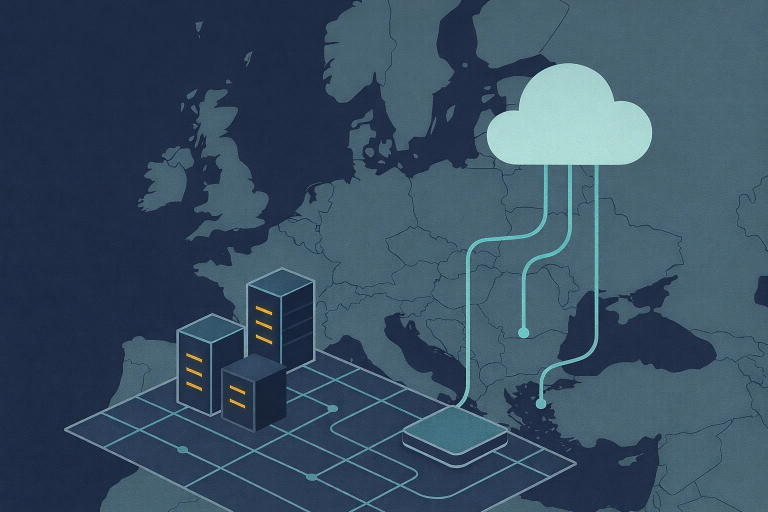 European data centre and cloud infrastructure